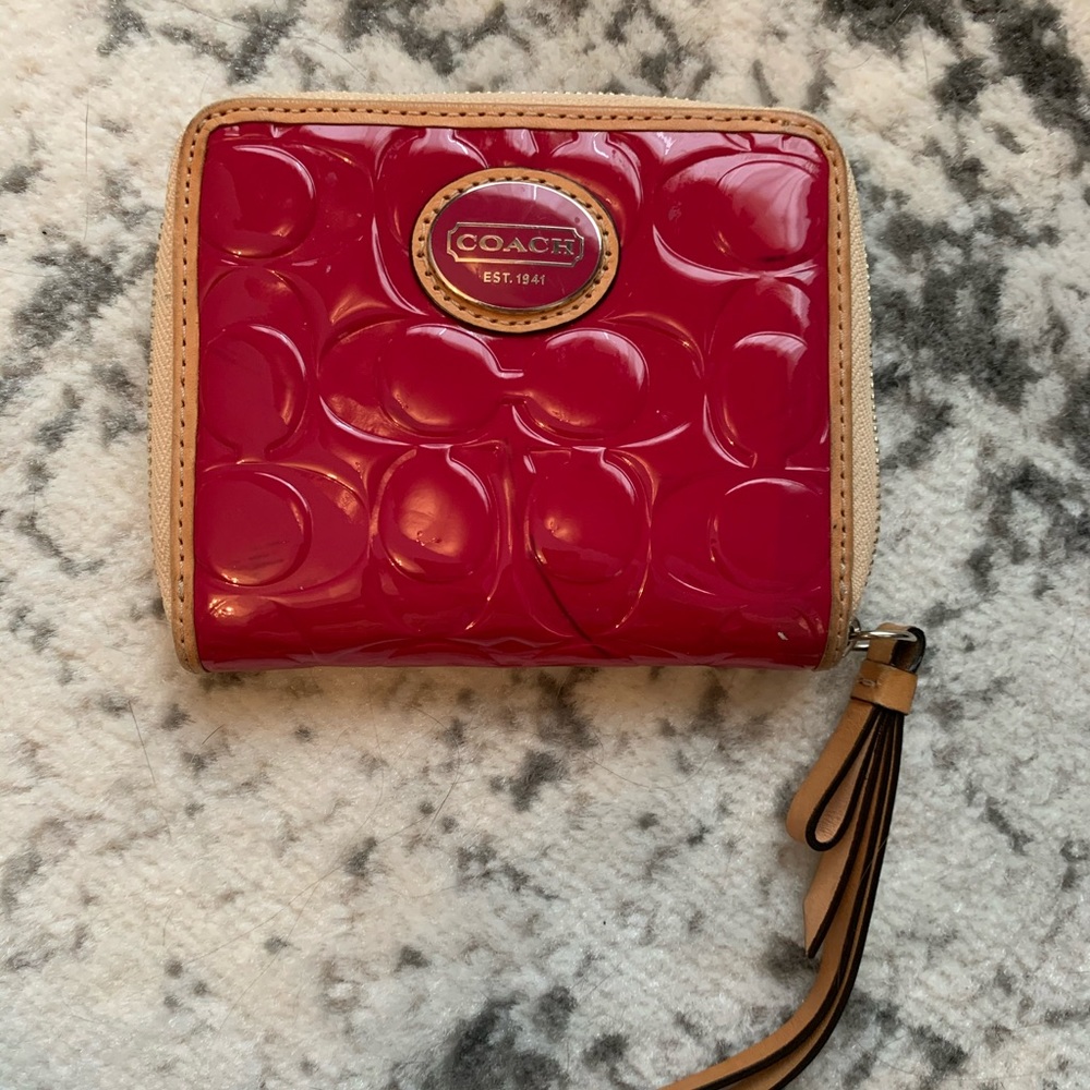 Lightly used Coach wristlet
